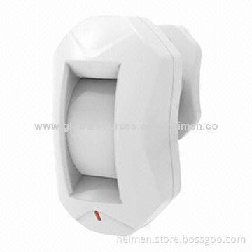 Battery Operated Wireless PIR Detector with portable installation bracket